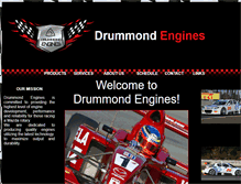 Tablet Screenshot of drummondengines.com